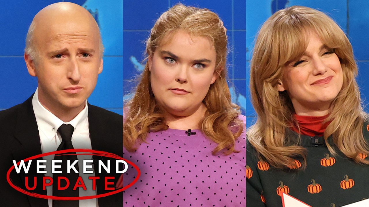 Weekend Update ft. James Austin Johnson and Ashley Padilla - SNL #HD (Video)