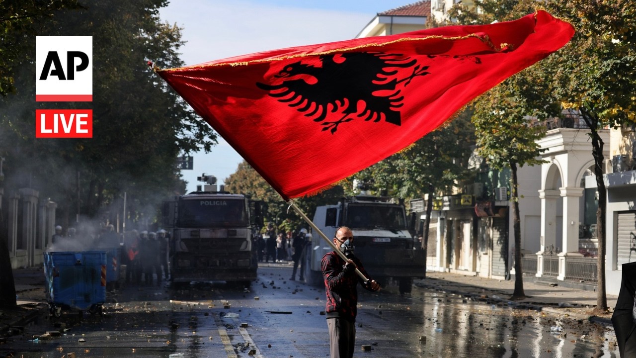 LIVE: Anti-government protests in Albania (Video)