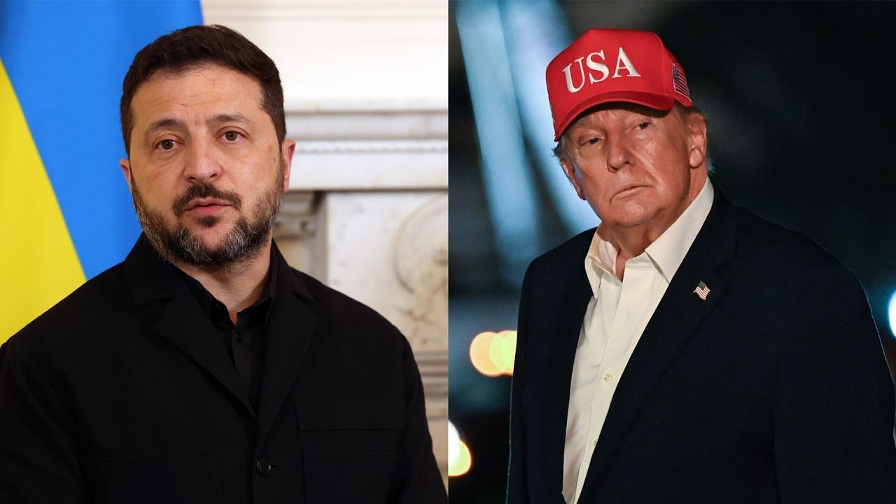 Zelenskyy says Trump is on wrong side of history after dealings with Russia (Video)