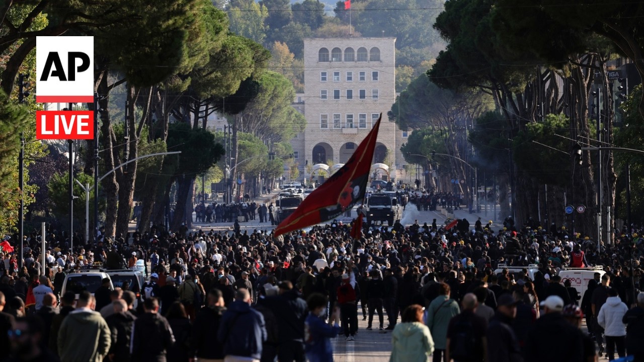 LIVE: Anti-government protests in Albania (Video)
