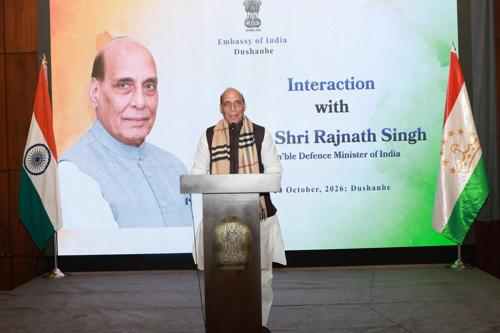 India aspires to combine knowledge and strength with commitment to global peace: Rajnath Singh