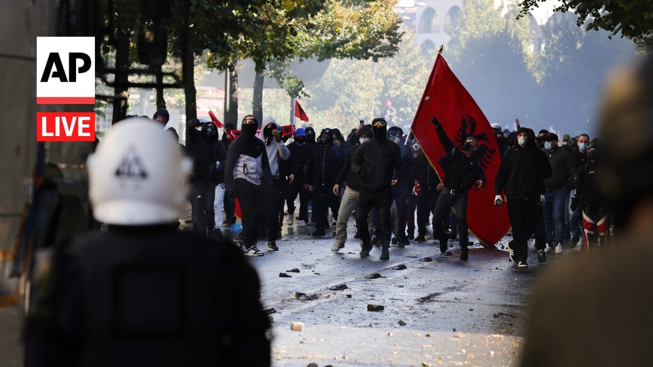 LIVE: Anti-government protests in Albania (Video)