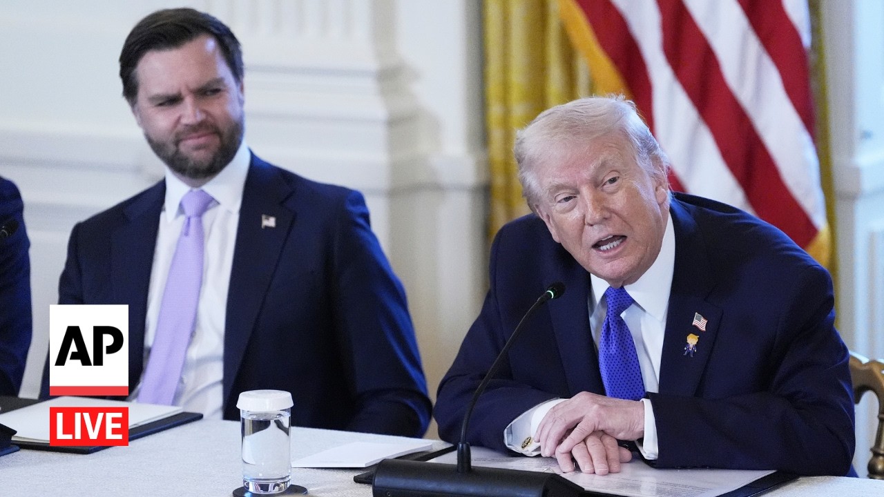 LIVE: Trump and Vance to announce $25 million fraud whistleblower program (Video)