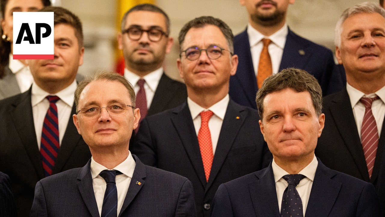 Romania’s Prime Minister Luca Niculescu and his cabinet are sworn in (Video)