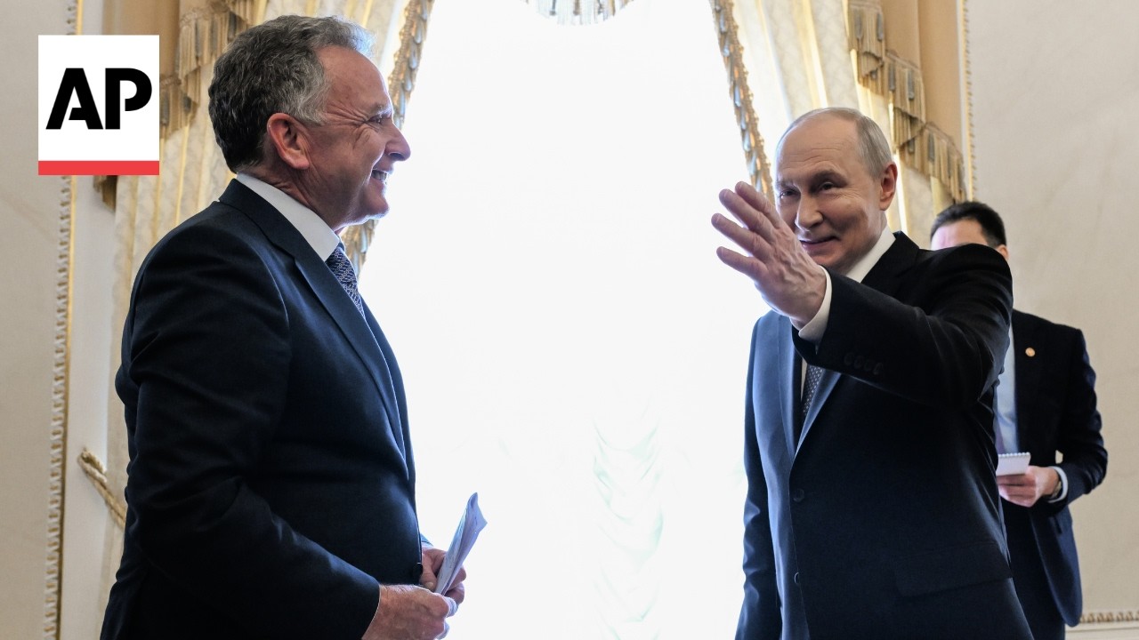 Trump's envoy Steve Witkoff meets with Putin in Russia (Video)