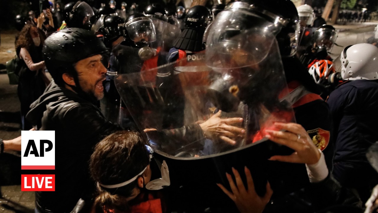 LIVE: Anti-government protests in Albania (Video)