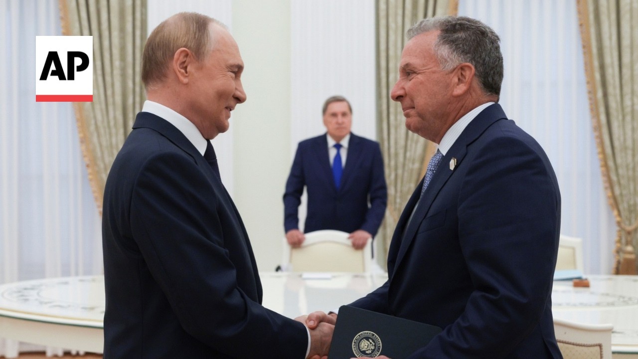 WATCH: US envoy Steve Witkoff meets with Putin in Russia (Video)