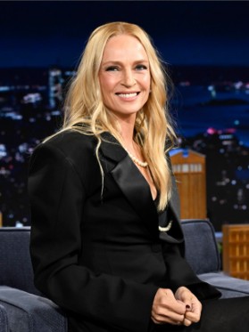 Uma Thurman recalls her first brush with the law at age three involving red high heels