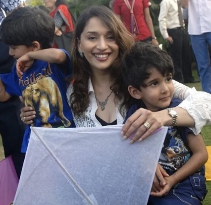 Madhuri Dixit recalls elder son Arin scolding her whenever younger brother Ryan cried