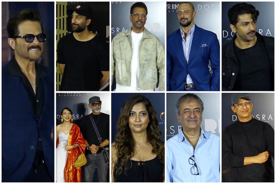 Anil Kapoor, Rajkumar Hirani, Sharman Joshi and Bollywood Stars Grace Doosra Premiere in Mumbai