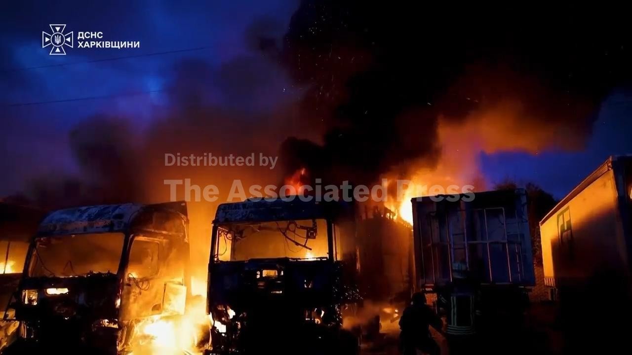 One person killed, others injured in a massive Russian attack across Kharkiv region (Video)