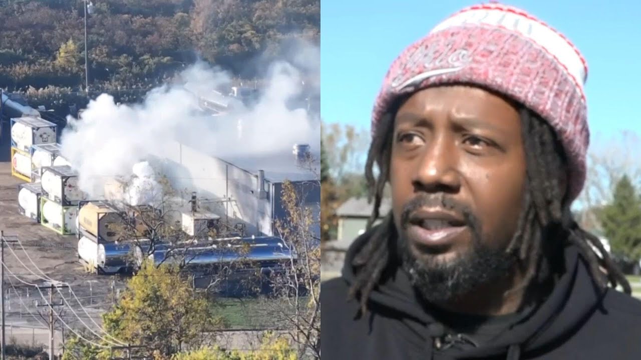 Ohio man describes burning and irritated eyes after chemical leak (Video)