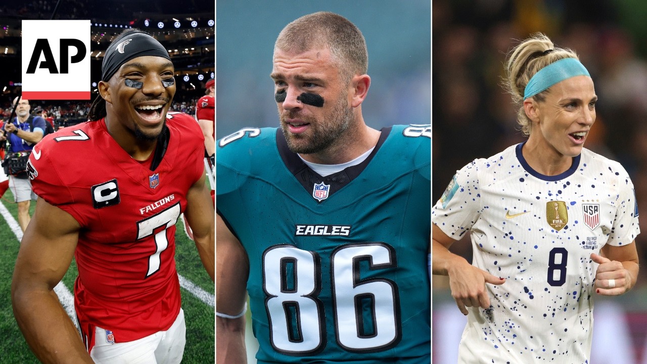 Bijan Robinson and Zach and Julie Ertz talk life, football and soccer (Video)