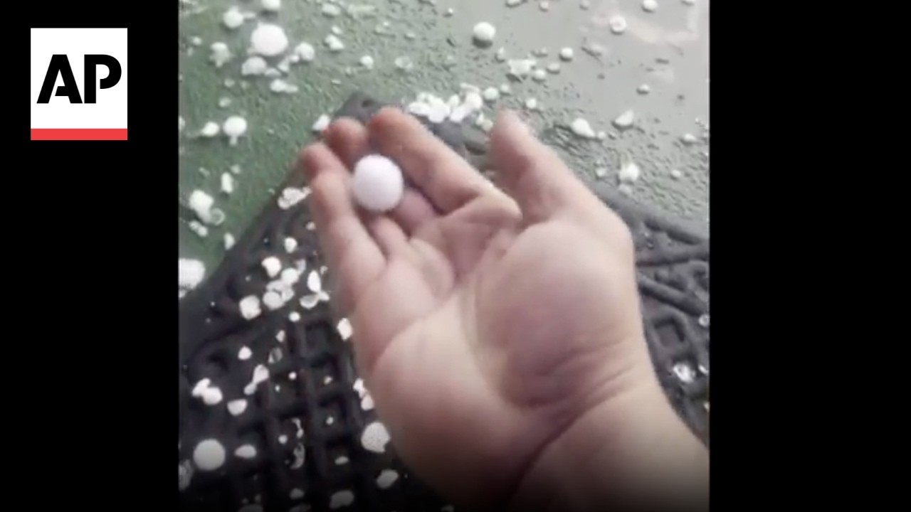 Golf ball-sized hail pummels parts of Arizona in rare storm (Video)