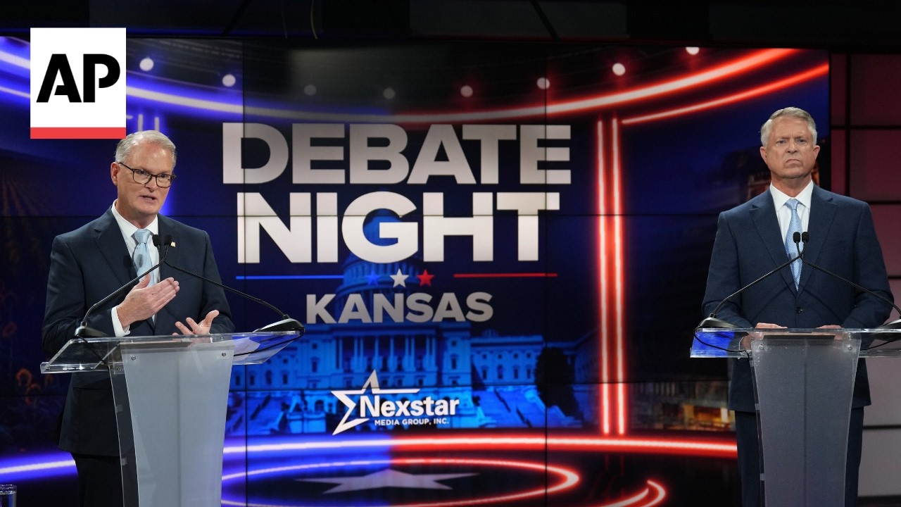 Marshall and Hamilton face off on fuel prices and AI during final Kansas Senate debate (Video)