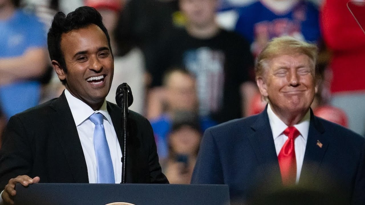 Trump doubles down on Vivek Ramaswamy ad, says he told him to "leave it up" and thank God (Video)