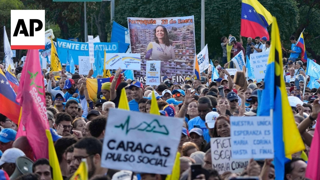 Machado supporters demand her return and presidential elections in Venezuela (Video)