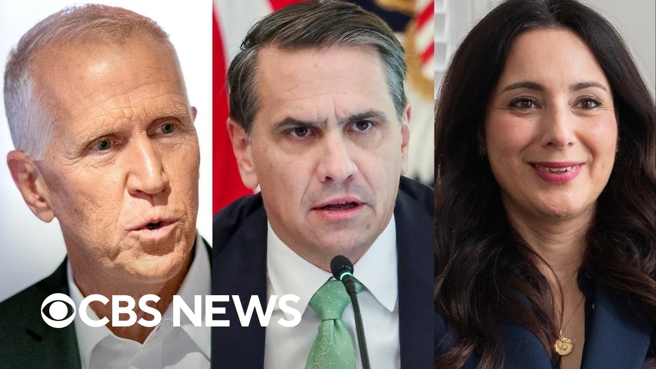 Sen. Thom Tillis, Attorney General Todd Blanche and Gina Hinojosa set to appear on "Face the Nation" (Video)