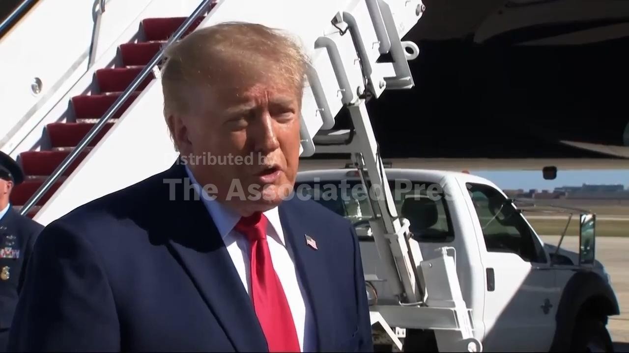 Trump comments on Machado's return to Venezuela, Brazil presidential election, Michigan Senate race (Video)