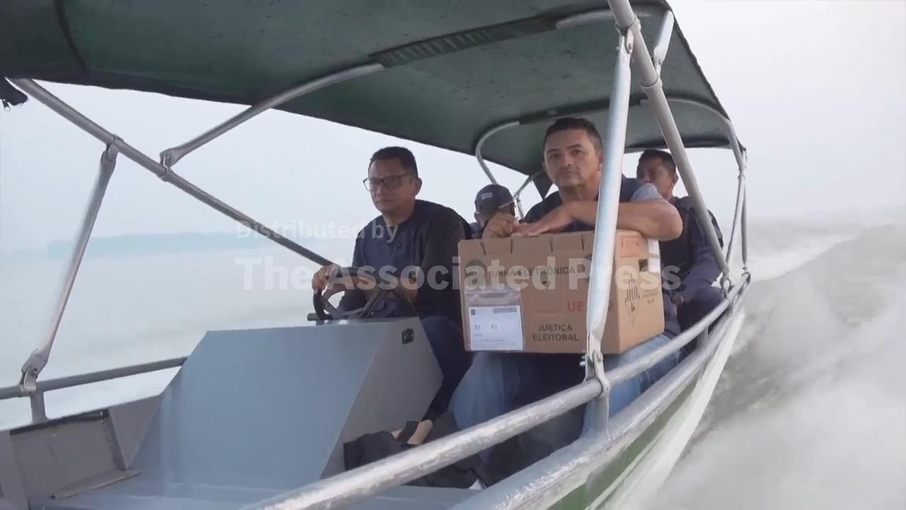 Through smoke and along rivers, Amazon residents make the journey to vote (Video)