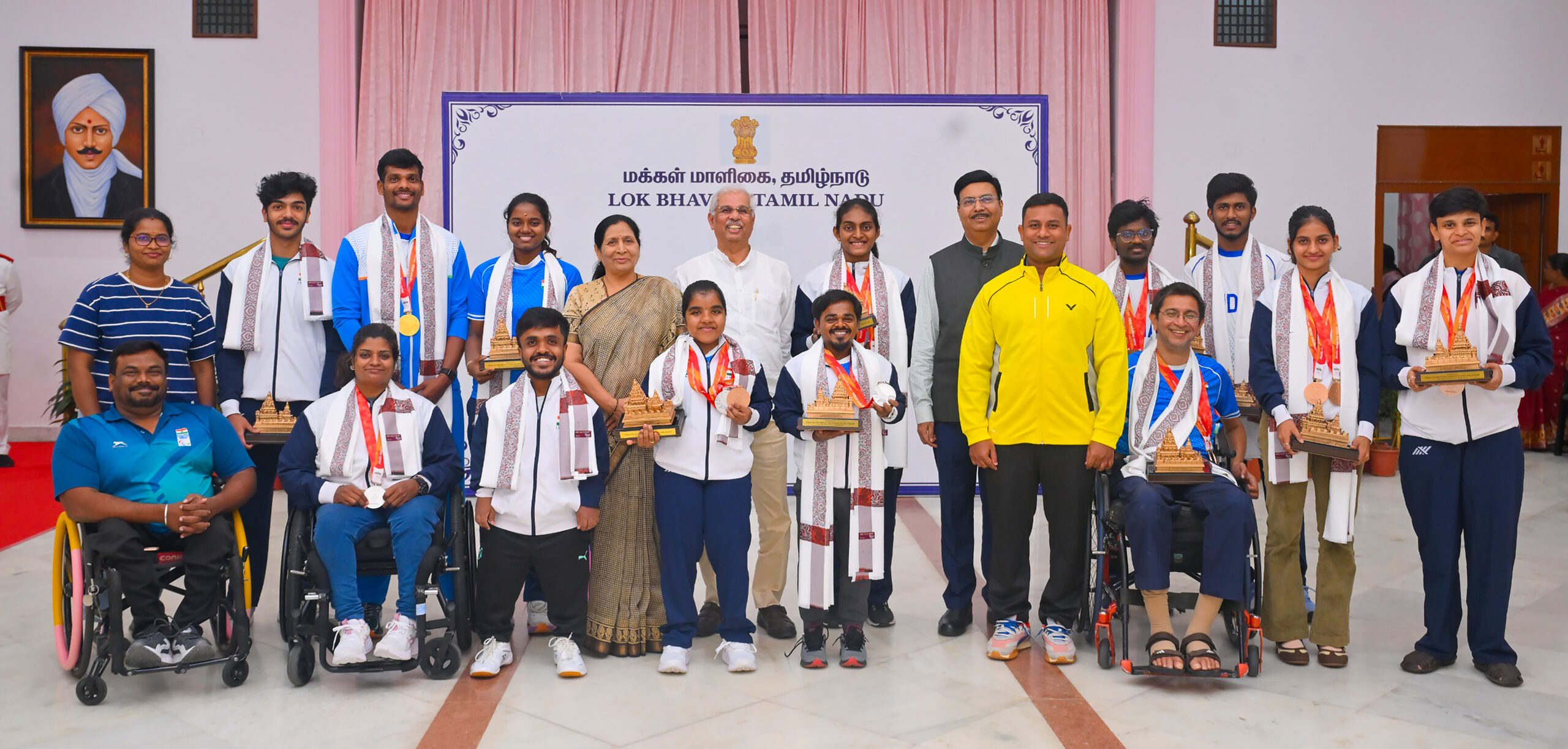 Chennai: Felicitation of Asian Para Games Medallists #Gallery