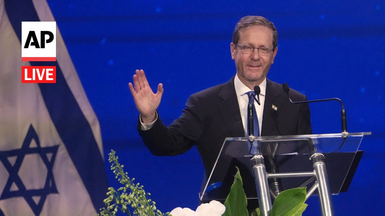 LIVE: Israel President Isaac Herzog speaks as voting begins (Video)