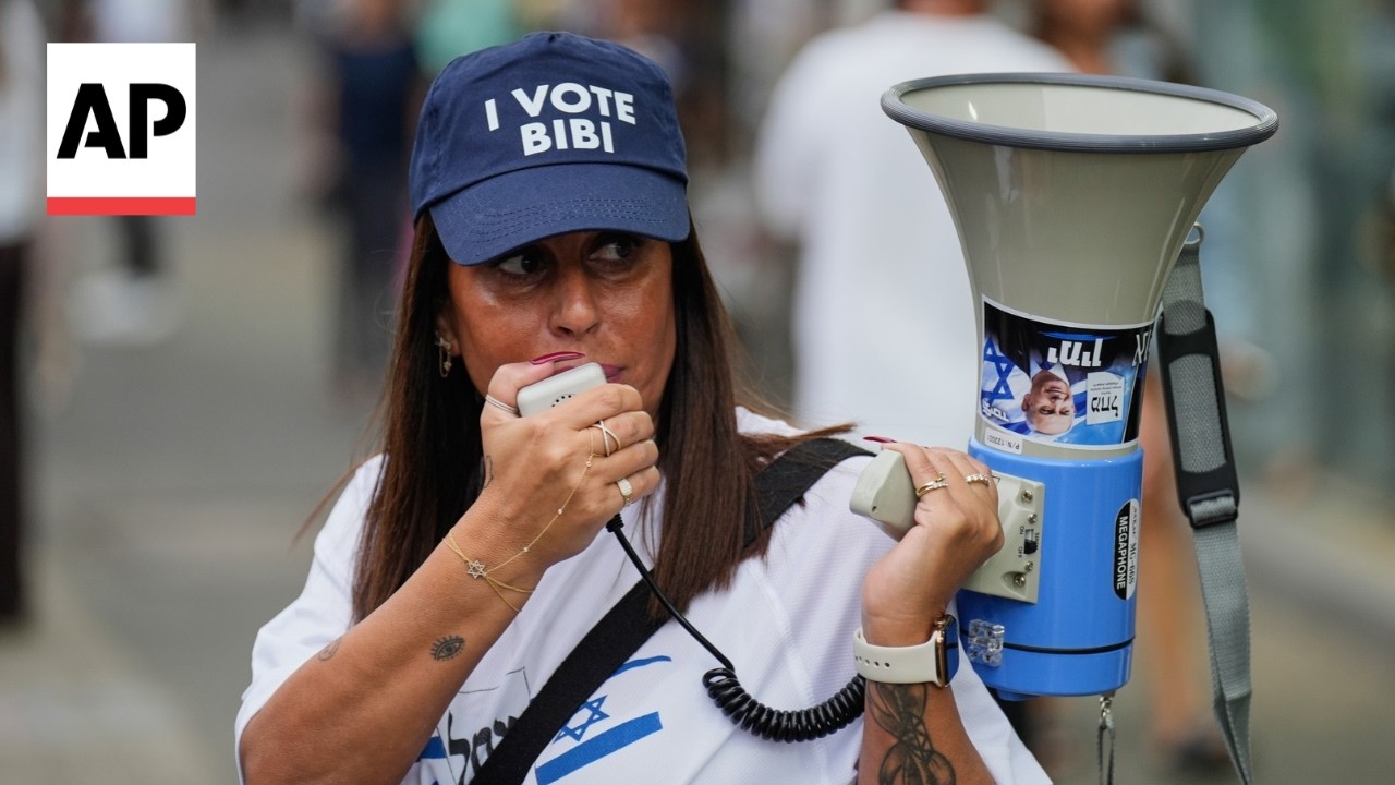 Israel votes in a tense election seen as a referendum on Netanyahu (Video)
