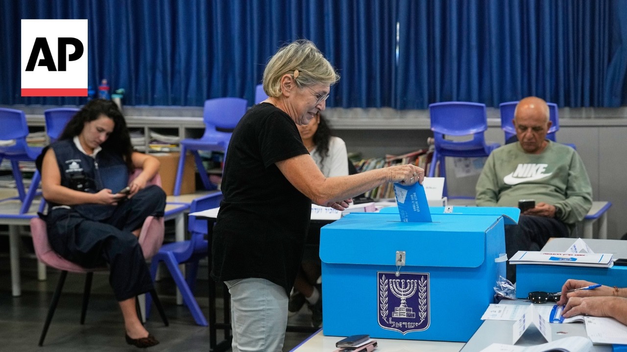 Israelis vote in the first election since the Oct. 7 attack (Video)