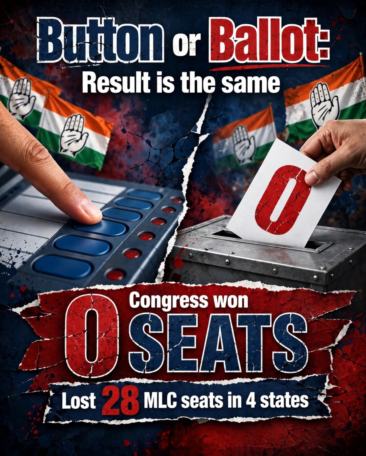 Ballot papers, zero seats: Congress’ MLC rout raises hard questions