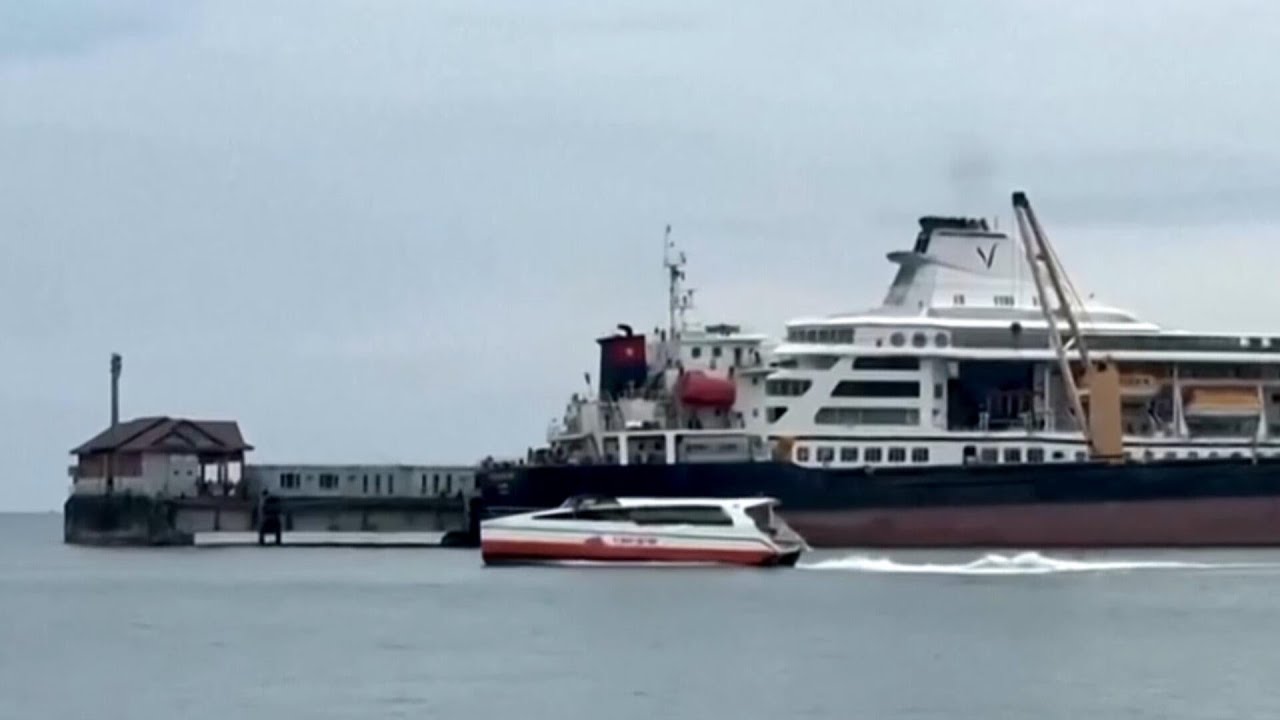 Cruise ship Villa Vie Residences suspends operations in Cambodia due to rising fuel cost (Video)