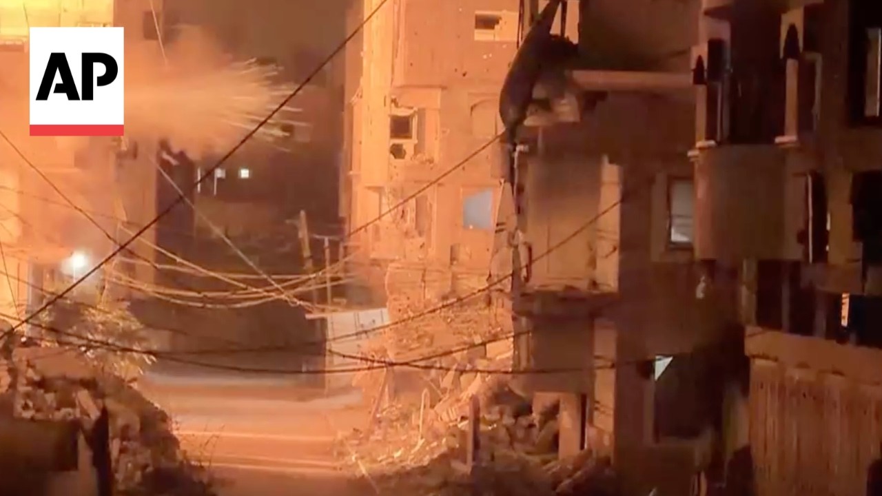Video shows Israel strikes hitting several areas of the Gaza Strip (Video)