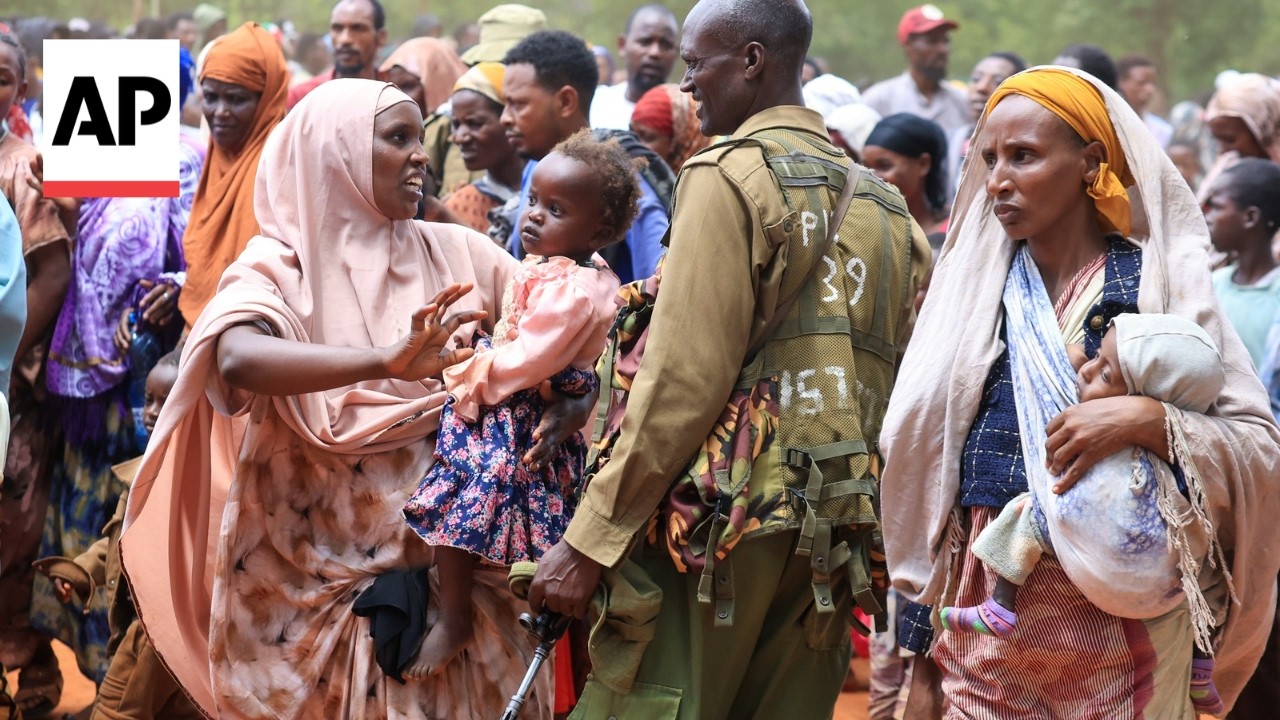 Gunfire sends Ethiopians fleeing into Kenya as trucks remain stuck at border (Video)