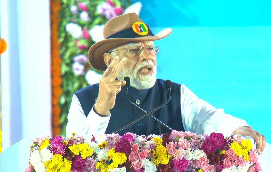 ‘Those who raised slogan of poverty eradication became richer’: PM Modi targets Congress